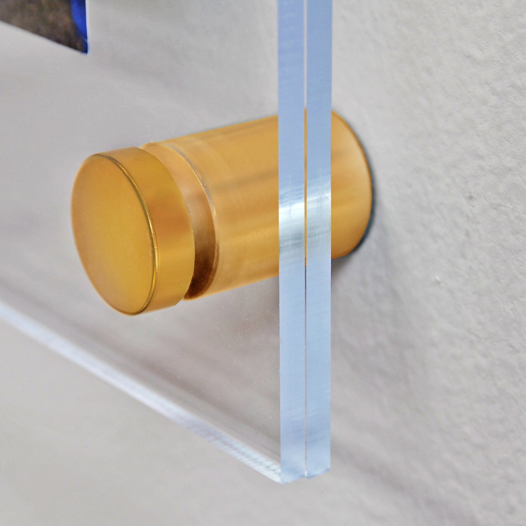 Azar Poster Holder, 21" x 16", Wall Mounted, Gold, Acrylic (105528-GLD)