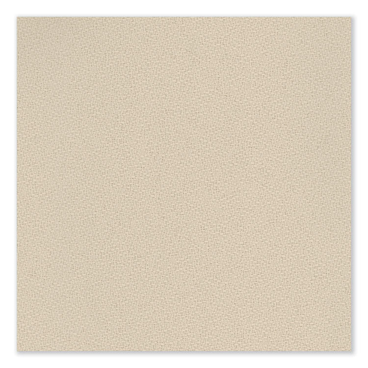 Ovation 1 Door Enclosed Fabric Bulletin Board, 24.13" x 33.75", Beige Surface, Powder-Coated Gray Aluminum Frame