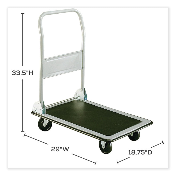 Tuff Truck Platform Truck, 400 lb Capacity, 29 x 18.75, Gray