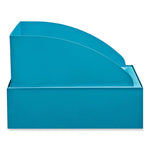 Mixx Recycling Center Lid, Topper Style, 9.87w x 19.87d x 0.62h, Blue