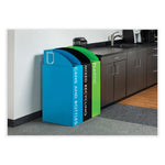 Mixx Recycling Center Rectangular Receptacle, 29 gal, Steel, Green