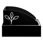 Mixx Recycling Center Lid, Topper Style, 9.87w x 19.87d x 0.62h, Black