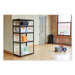 Open Top Oval Waste Receptacle, 14 gal, Steel, Silver