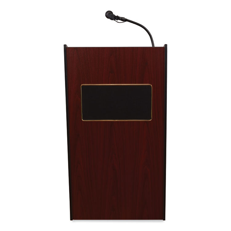 Aristocrat Sound Lectern, 25 x 20 x 46, Mahogany