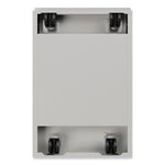 Full-Width Pull 20 Deep Mobile Pedestal File, 2-Drawer: File/File, Letter, Arctic Silver, 15 x 19.88 x 27.75