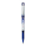 VBall Grip Liquid Ink Rollerball Pen, Stick, Extra-Fine 0.5 mm, Blue Ink, Blue/White Barrel, Dozen