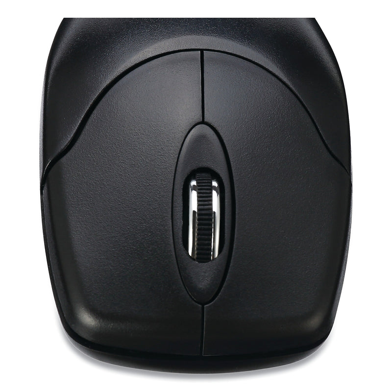 Adesso iMouse M60 Wireless Ergonomic Ambidextrous Optical Mouse, Black (ADEM60)