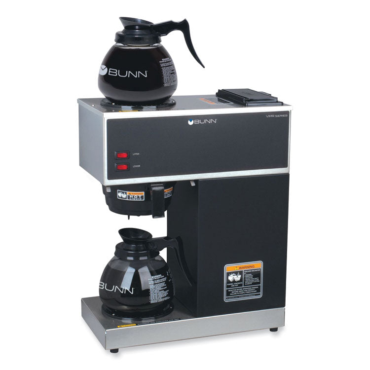 VPR 12-Cup Commercial Pourover Coffee Brewer, Gray/Stainless Steel