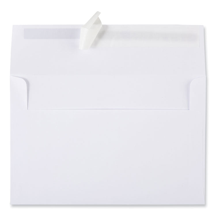 Peel Seal Strip Business Envelope, #A9, Square Flap, Self-Adhesive Closure, 5.74 x 8.75, White, 100/Box