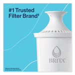 Tahoe Water Pitcher with Standard Filter, 10 Cups, Clear, 2/Carton