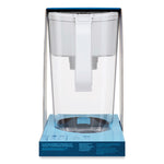 Tahoe Water Pitcher with Standard Filter, 10 Cups, Clear, 2/Carton