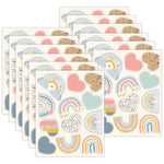 Carson Dellosa Education We Belong Shape Stickers, Multicolored, 72/Pack, 12 Packs/Bundle (CD-168326-12)