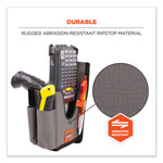 Squids 5540 Handheld Barcode Scanner Holster with Belt Loop, Large, 2.75 x 3.5 x 8, Polyester, Gray