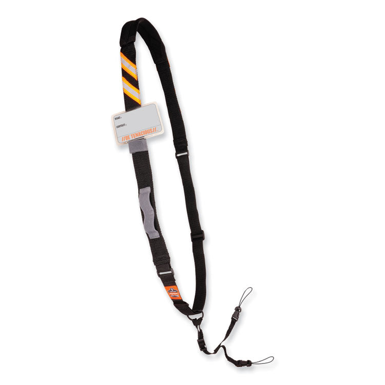 Squids 3137 Padded Barcode Scanner Lanyard Sling, 49" to 60" Long, Black