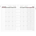 2026 AT-A-GLANCE 5.5" x 8.5" Monthly Planner Refill Pages, White/Gray (061-685Y-26)