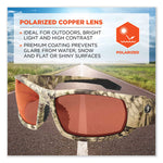 Skullerz Odin Safety Glasses, Kryptek Highlander Nylon Impact Frame, Polrizd Copper Polycarbonate Lens