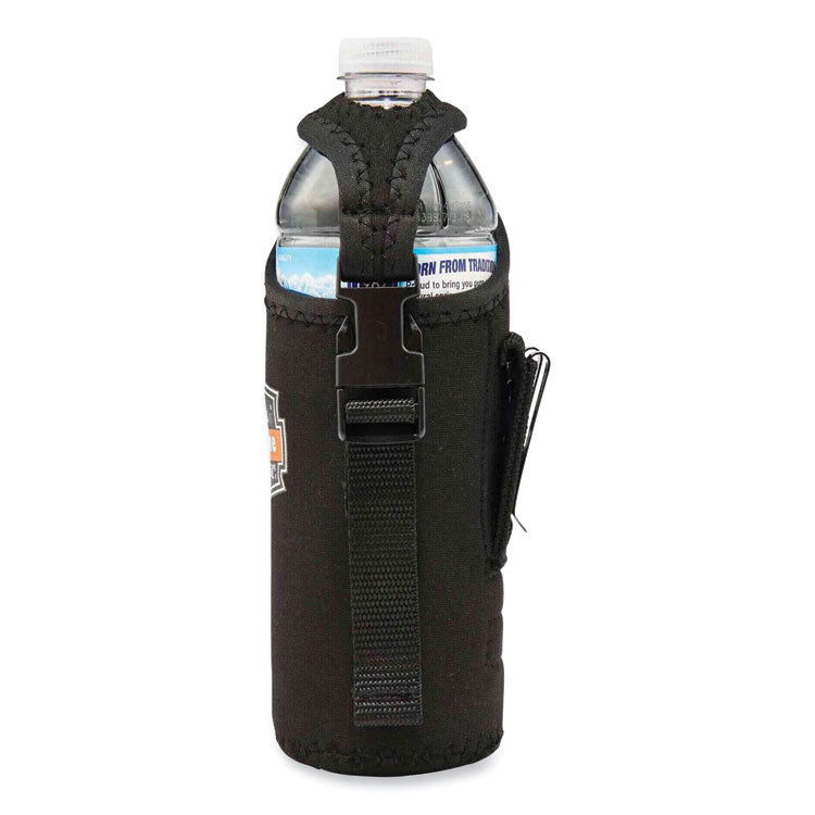 Squids 3775 Can + Bottle Holder Trap, Small, 3.62 x 7.25 x 2.5, Neoprene, Black