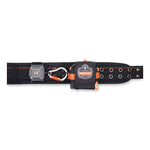 Squids 3002 Retractable Lanyard with Carabiner + Belt-Loop Anchor, 2 lb Max Working Capacity, 6" to 48" Long, Gray
