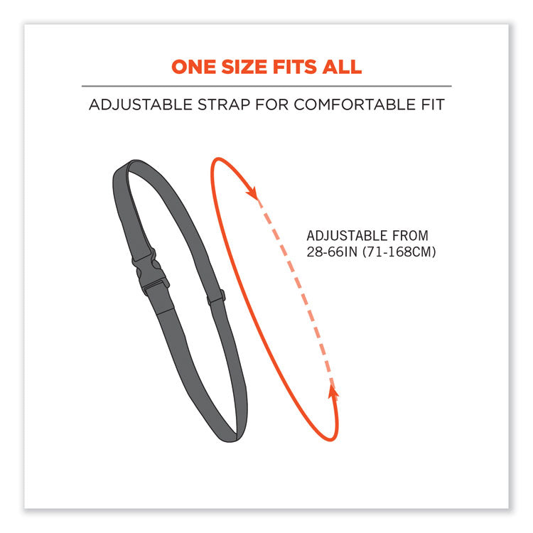 Squids 3134 Barcode Scanner Lanyard Sling, 28" to 66" Long, Black