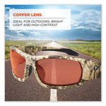 Skullerz Odin Safety Glasses, Kryptek Highlander Nylon Impact Frame, Copper Polycarbonate Lens
