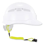 Squids 3158 Coiled Lanyard with Clamp, 2 lb Max Working Capacity, 12" to 48" Long, Lime