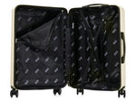 InUSA Drip 20" Hardside Carry-On Suitcase, 4-Wheeled Spinner, TSA Checkpoint Friendly, Sand (IUDRI00S-SAN)
