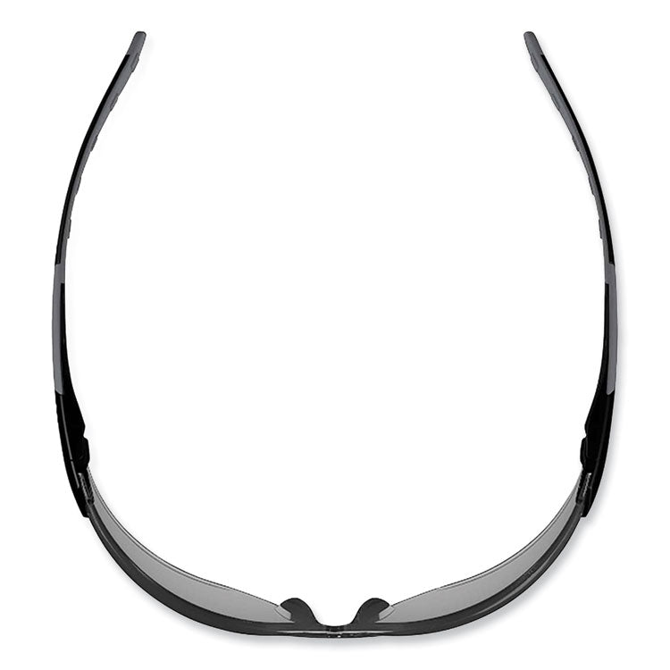 Skullerz Saga Frameless Safety Glasses, Black Nylon Impact Frame, Anti-Fog Indoor/Outdoor Polycarbonate Lens