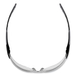 Skullerz Saga Frameless Safety Glasses, Black Nylon Impact Frame, Anti-Fog Clear Polycarbonate Lens