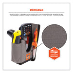 Squids 5540 Handheld Barcode Scanner Holster with Belt Loop, Small, 2.75 x 3.5 x 7.3, Polyester, Gray