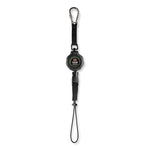 Squids 3001 Retractable Tool Lanyard with Choking-Loop Tool Tether + Carabiner Anchor, 2 lb Max Working Capacity, 48" Long