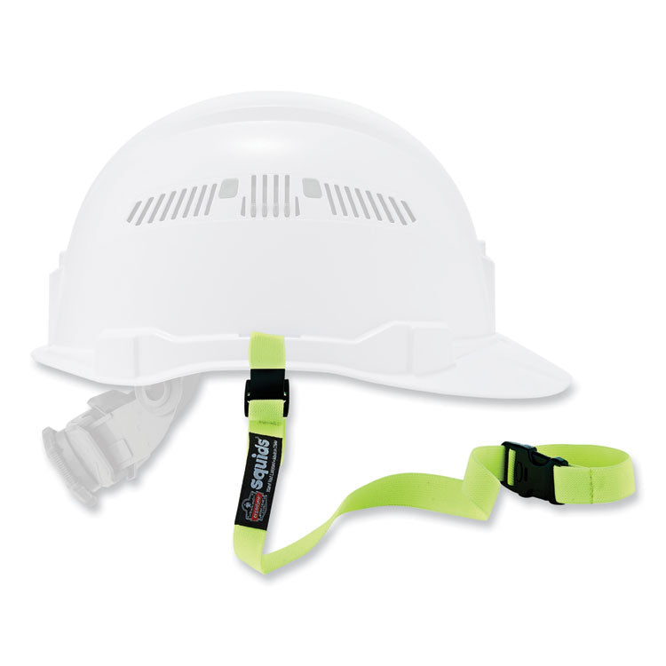 Squids 3150 Elastic Lanyard with Buckle, 2 lb Max Working Capacity, 18" to 48" Long, Lime
