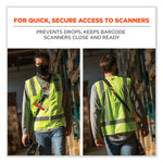 Squids 3137 Padded Barcode Scanner Lanyard Sling, 49" to 60" Long, Black