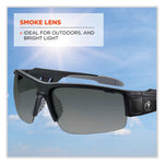 Skullerz Dagr Safety Glasses, Matte Black Nylon Impact Frame, Anti-Fog Polycarbonate Lens