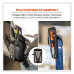 Squids 5542 Phone Style Scanner Holster with Belt Loop, Large, 1 Compartment, 3.75 x 1.25 x 6.5, Polyester, Gray