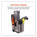 Squids 5540 Handheld Barcode Scanner Holster with Belt Loop, Large, 2.75 x 3.5 x 8, Polyester, Gray