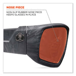 Skullerz Odin Safety Glasses, Black Nylon Impact Frame, Polarized Copper Polycarbonate Lens