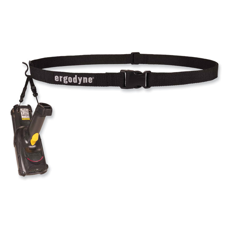 Squids 3135 Barcode Scanner Belt with Hook + Adaptor Strap, Small: 29" to 53" Long, Black