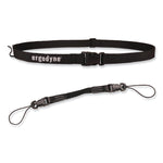 Squids 3135 Barcode Scanner Belt with Hook + Adaptor Strap, Small: 29" to 53" Long, Black