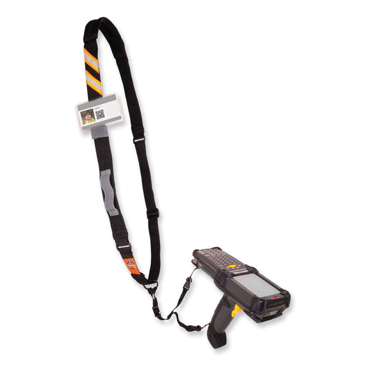 Squids 3137 Padded Barcode Scanner Lanyard Sling, 49" to 60" Long, Black