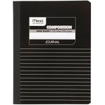Mead Square Deal 1-Subject Composition Notebooks, 7.5" x 9.75", Wide Ruled, 100 Sheets, Black (09920)