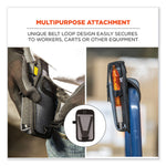Squids 5542 Phone Style Scanner Holster with Belt Loop, Small, 1 Compartment, 3.75 x 1 x 6.5, Polyester, Black