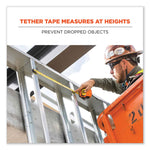 Squids 3770 Belt Clip Tape Measure Holder, Large, 3.62 x 7.25 x 2.5, Polyester, Orange