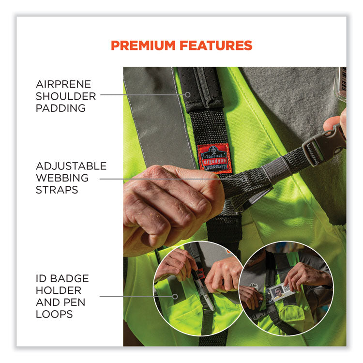 Squids 3138 Padded Barcode Scanner Lanyard Harness, 33" Arm Strap s,18.5" Lanyard ,Black/Orange/Gray