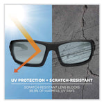 Skullerz Odin Safety Glasses, Black Nylon Impact Frame, AntiFog Indoor/Outdoor Polycarbonate Lens