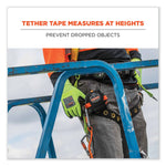 Squids 3770 Belt Clip Tape Measure Holder, X-Large, 3.62 x 7.25 x 2.5, Polyester, Black