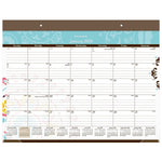 2026 AT-A-GLANCE Suzani 21.75" x 17" Monthly Desk Pad Calendar (SK17-704-26)
