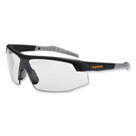 Skullerz Skoll Safety Glasses, Matte Black Nylon Impact Frame, Indoor/Outdoor Polycarbonate Lens