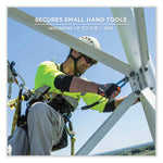 Squids 3001 Retractable Tool Lanyard with Choking-Loop Tool Tether + Carabiner Anchor, 2 lb Max Working Capacity, 48" Long