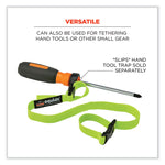 Squids 3150 Elastic Lanyard with Buckle, 2 lb Max Working Capacity, 18" to 48" Long, Lime