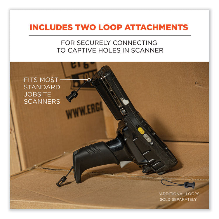 Squids 3137 Padded Barcode Scanner Lanyard Sling, 49" to 60" Long, Black